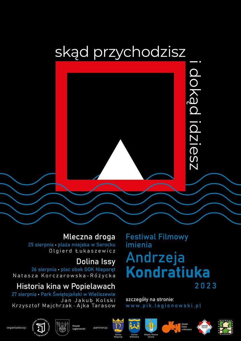 Festiwal filmowy imienia Andrzeja Kondratiuka ~ film „Mleczna droga” - plakat promujący wydarzenie