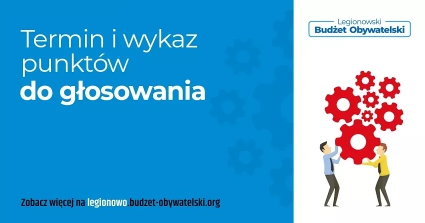 Baner promujący głosowanie nad budżetem obywatelskim
