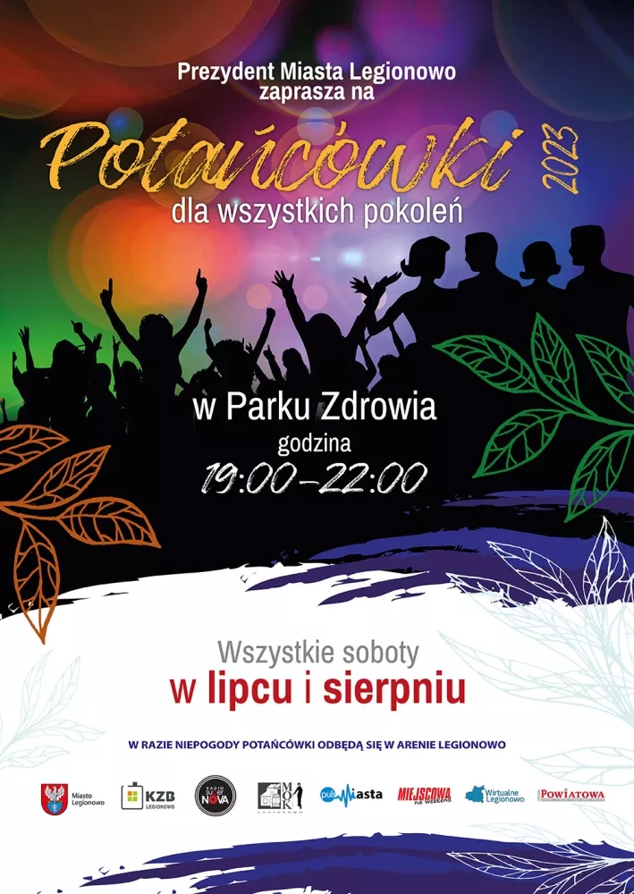 Potańcówki dla wszystkich pokoleń - plakat promujący wydarzenie