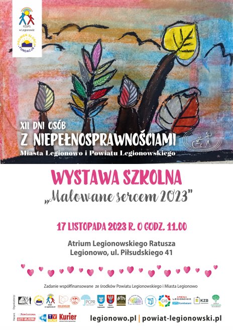 1711 plakat wystawa sercem malowane 2023