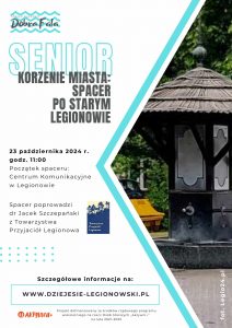 Plakat promujący spacer