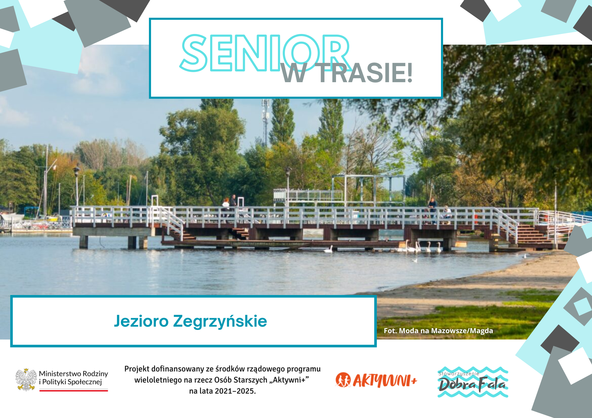 Senior w terenie Jezioro Zegrzyńskie
